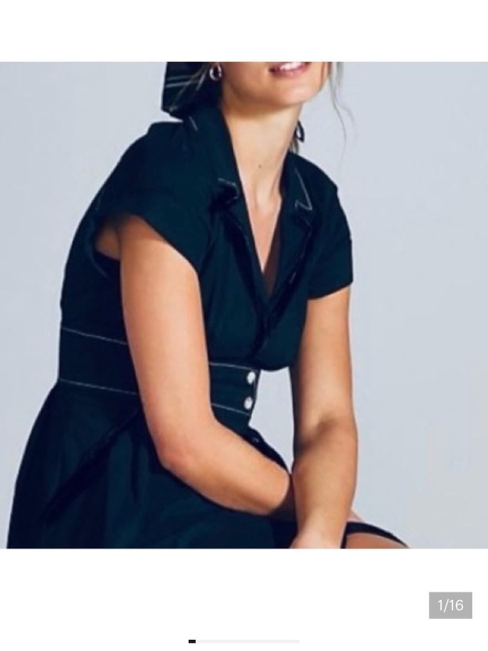 TAHARI Size 12~Maeve Poplin Midi Shirt Dress Sheath Style~Leopard Lined ~